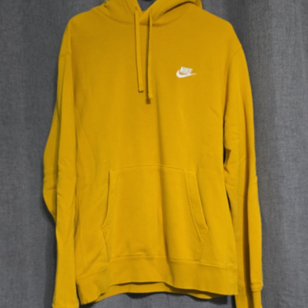 Nike Men's Mustard Hoodie Sweater